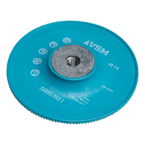 VSM Turbo Pad 3 – Ribbed Backing Pad for Fibre Discs 125 mm M14 000-933 (2)