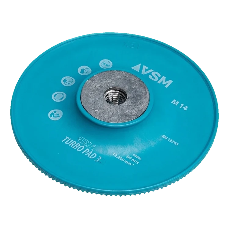 VSM Turbo Pad 3 – Ribbed Backing Pad for Fibre Discs 125 mm M14 000-933 (2)