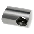 PSG through bracket for 12 mm dia rod – mounting to 42.4 mm tube, AISI 304 polished 000-901 (1)