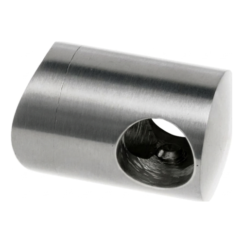 PSG through bracket for 12 mm dia rod – mounting to 42.4 mm tube, AISI 304 polished 000-901 (1)