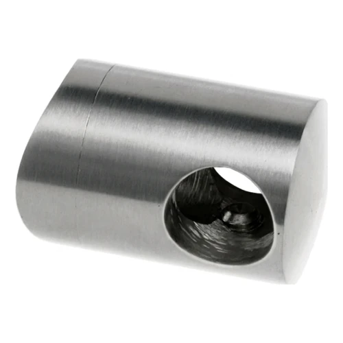 PSG through bracket for 12 mm dia rod – mounting to 42.4 mm tube, AISI 304 polished 000-901 (1)