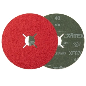 PFERD – ceramic fibre disc XF870 125 mm P40 - pack of 50 pcs