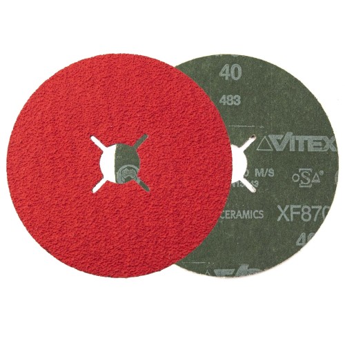 PFERD – ceramic fibre disc XF870 125 mm P40 (pack of 5) 000-930 (1)