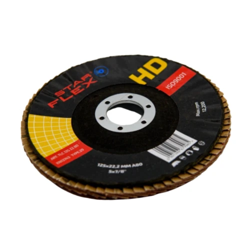 Starflex HD – T29 125mm ceramic flap disc for steel and INOX, grit 40 000-940 (1)