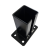 Fence post base 80x80 mm 8 mm black 000-786 (4)