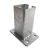 Fence post base 80x80 mm 8 mm galvanised 000-785 (1)
