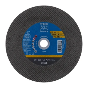PFERD EHT 230-1.9 PSF Steel – cutting disc for steel 230 × 1.9 mm - pack of 25 pieces
