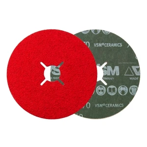 PFERD Ceramic Fibre Disc XF870 125 mm P60 – Pack of 50