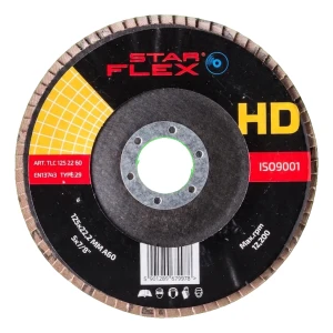 Starflex HD – ceramic flap disc T29 125 mm grit 60