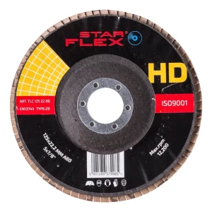 Star Flex HD – ceramic flap disc 125 mm T29 grit 80