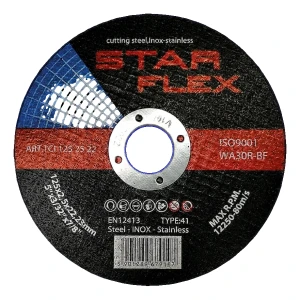Star Flex – cutting disc for steel and INOX 125 × 2.5 mm (type 41)