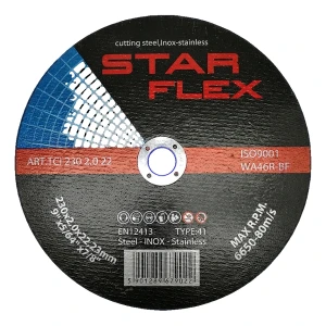 Star Flex cutting disc for steel and INOX 230×2.0 mm flat Type 41