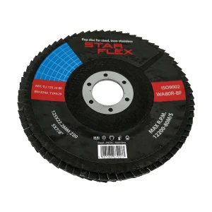 Starflex flap disc angled T29 125 mm grit 80 INOX zirconia