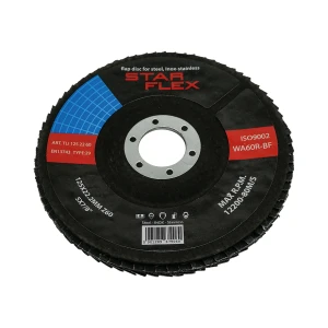 Star Flex – bent flap disc T29 125 mm zirconia grit 60 INOX