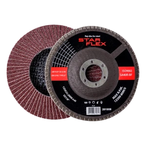Star Flex flap disc for steel T29 125 mm grit 40