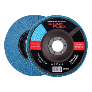 Star Flex – T29 125mm curved flap disc zirconia Z120 INOX