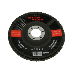 Starflex flap disc T29 125 mm for steel – grit 100