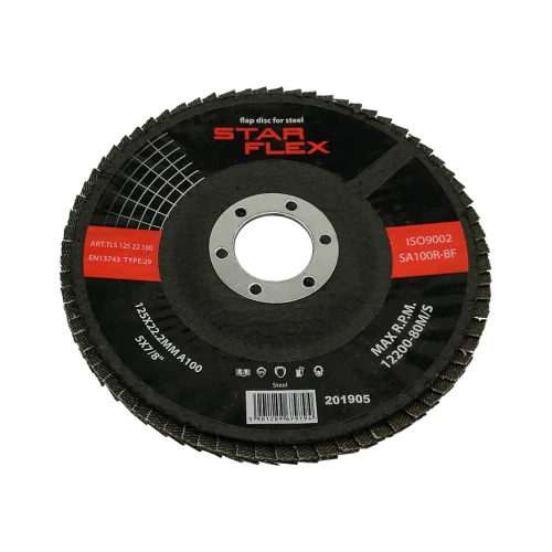 Starflex flap disc T29 125 mm for steel – grit 100 000-969 (1)