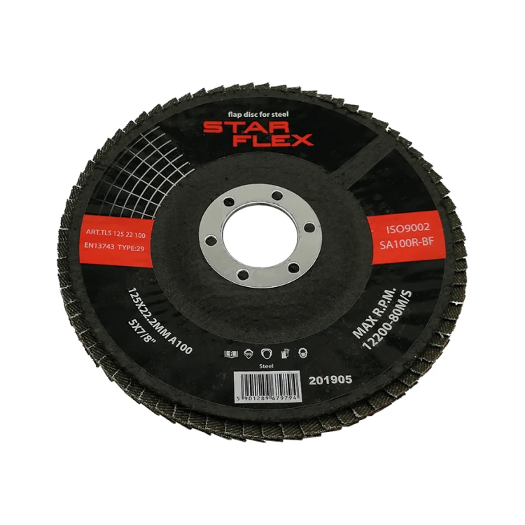 Starflex flap disc T29 125 mm for steel – grit 100 000-969 (1)