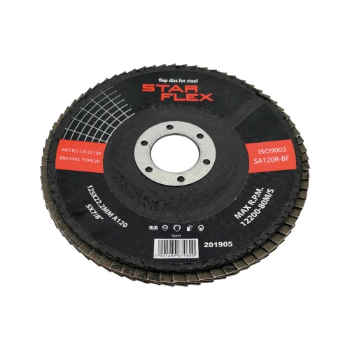 StarFlex T29 steel flap disc 125 mm – grit 120 000-971 (1)