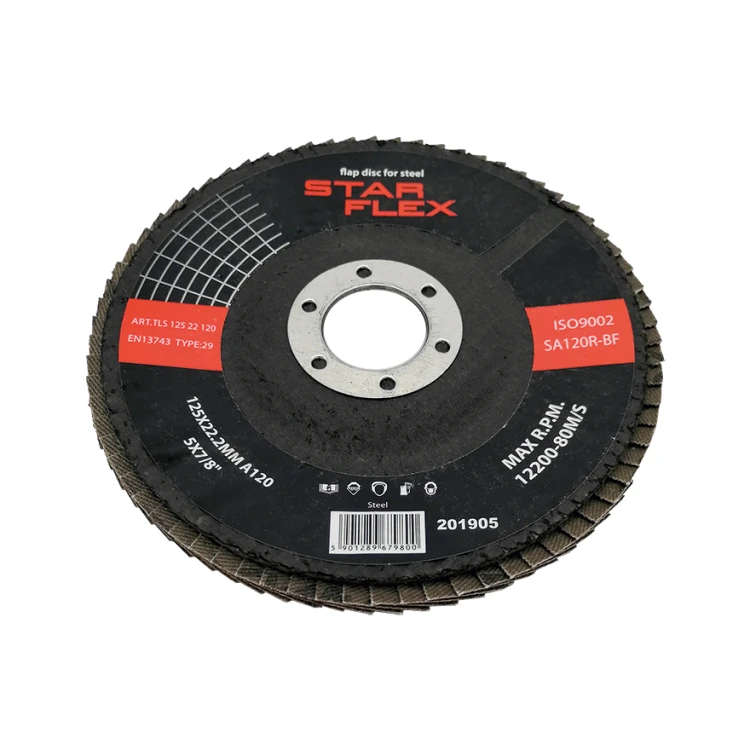 StarFlex T29 steel flap disc 125 mm – grit 120 000-971 (1)