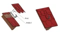 Roof hook J adjustable for bitumen and slate roofs PV-08-17 (3)