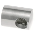 PSG left end bracket for handrail rod ø 16 mm – AISI 304 satin, surface mounting 000-983 (1)
