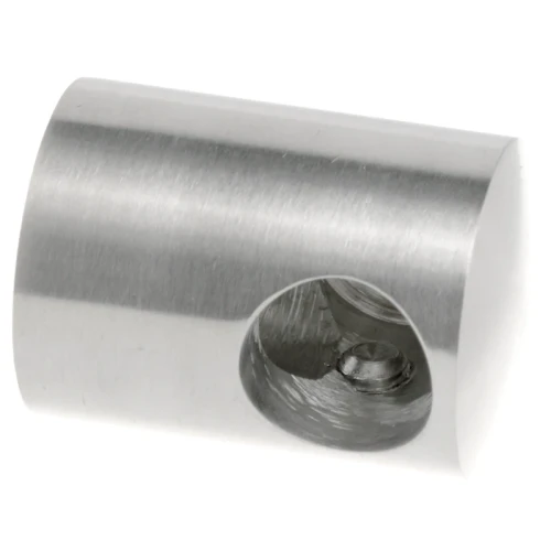 PSG left end bracket for handrail rod ø 16 mm – AISI 304 satin, surface mounting 000-983 (1)