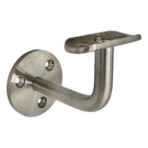 Wall mount handrail bracket Ø 60 mm – AISI 304 stainless steel satin finish, 42.4 mm system