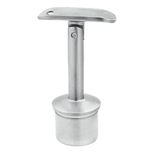 Handrail bracket support articulated adhesive 48.3 mm – stainless steel AISI 304 satin