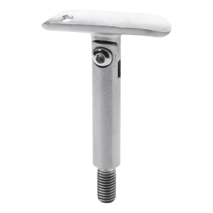 Articulated handrail support rod Ø 12×75 mm AISI 304 – 42.4 mm system, M8 thread