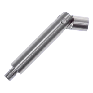 Articulated handrail support rod ø 14 mm L75 mm – stainless steel AISI 304 satin