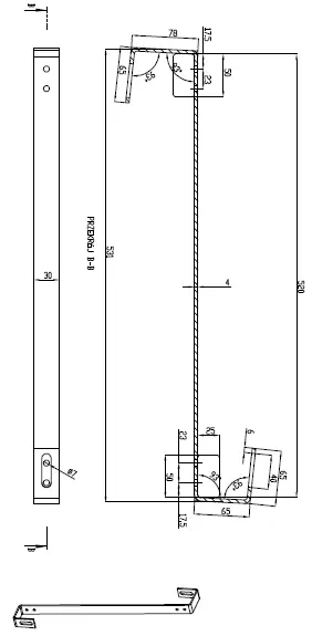 Roof hook S530 for pitched roofs PV-08-25 (2)