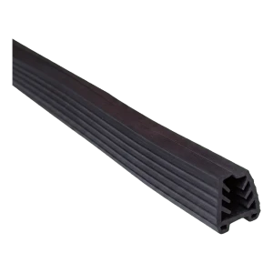 Rubber seal for glass clamp handrail 11.5–13.5 mm, 24x24 mm / 5 m