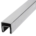 PSG Glass-Mounted Handrail 40x40 mm AISI 304 Satin – 2500 mm 001-082 (1)