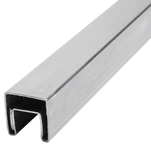 PSG Glass-Mounted Handrail 40x40 mm AISI 304 Satin – 2500 mm 001-082 (1)