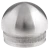 Kozza ellipsoidal push-in end cap for balustrade tube 42.4 mm – AISI 304 stainless steel satin 001-095 (1)