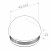 Kozza ellipsoidal push-in end cap for balustrade tube 42.4 mm – AISI 304 stainless steel satin 001-095 (2)