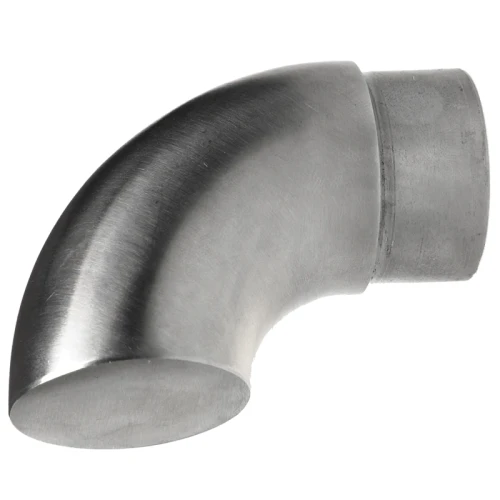 Closed handrail elbow for 42.4 mm tube – AISI 304 stainless steel satin 001-102 (1)