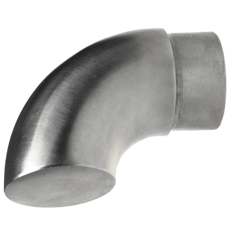 Closed handrail elbow for 42.4 mm tube – AISI 304 stainless steel satin 001-102 (1)