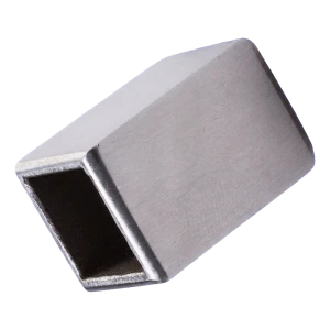 Balustrade rod end cap 10x10 mm AISI 304 satin