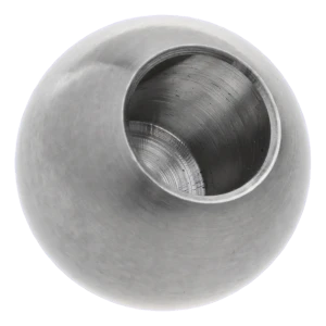 Adhesive balustrade ball ø 20 mm with ø 12 mm hole – AISI 304 stainless steel