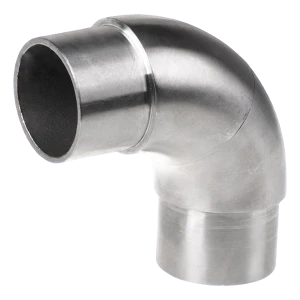 90° Gentle Balustrade Elbow Bonded AISI 316 - Tube 42.4x2 mm, Satin