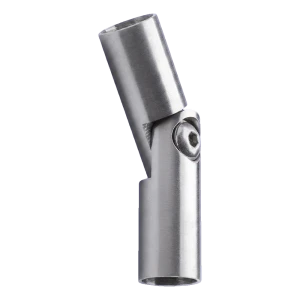 Adjustable balustrade elbow 90°–180° for rod ø 12 mm – stainless steel AISI 304 satin