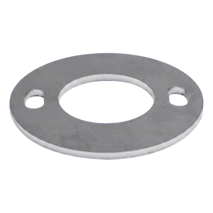 Balustrade post base plate for welding ø 80 mm – stainless steel AISI 304, 42.4 mm system
