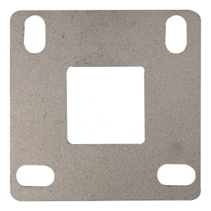 Balustrade post base for welding 100x100 mm – system 40x40, stainless steel AISI 304