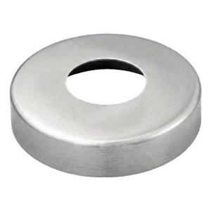 Masking rosette for stainless steel balustrade fi 90 mm for 42.4 mm tube – AISI 304 polished steel