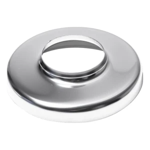 Decorative rosette with collar for 40mm diameter pipe – AISI 304 stainless steel polished