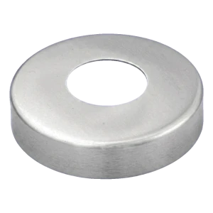 Round Concealing Rosette for Ø48.3 mm Tube – AISI 304 Stainless Steel, Satin