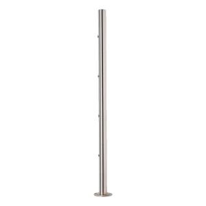 PINOX – intermediate balustrade post Ø 42.4 mm stainless steel AISI 304 satin